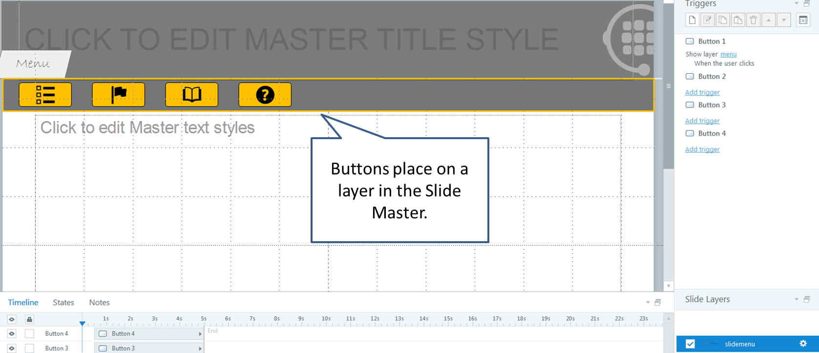 Layer in Master