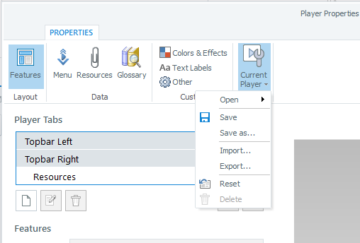 Saving Presets