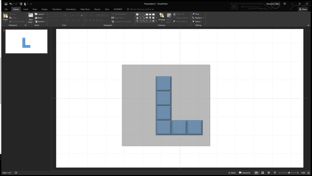 Selecting a Group of Shapes