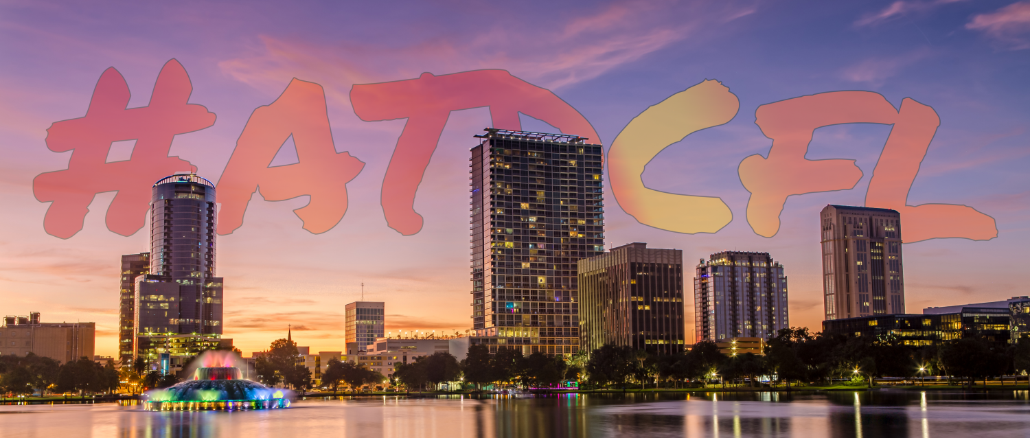 City of Orlando Background of Lake Eola