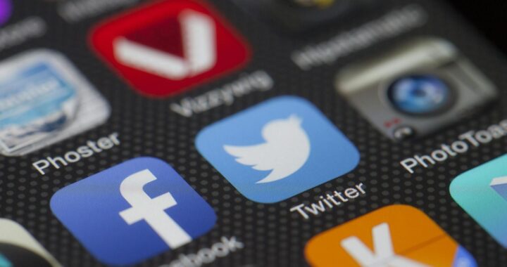 iphone displaying social media application